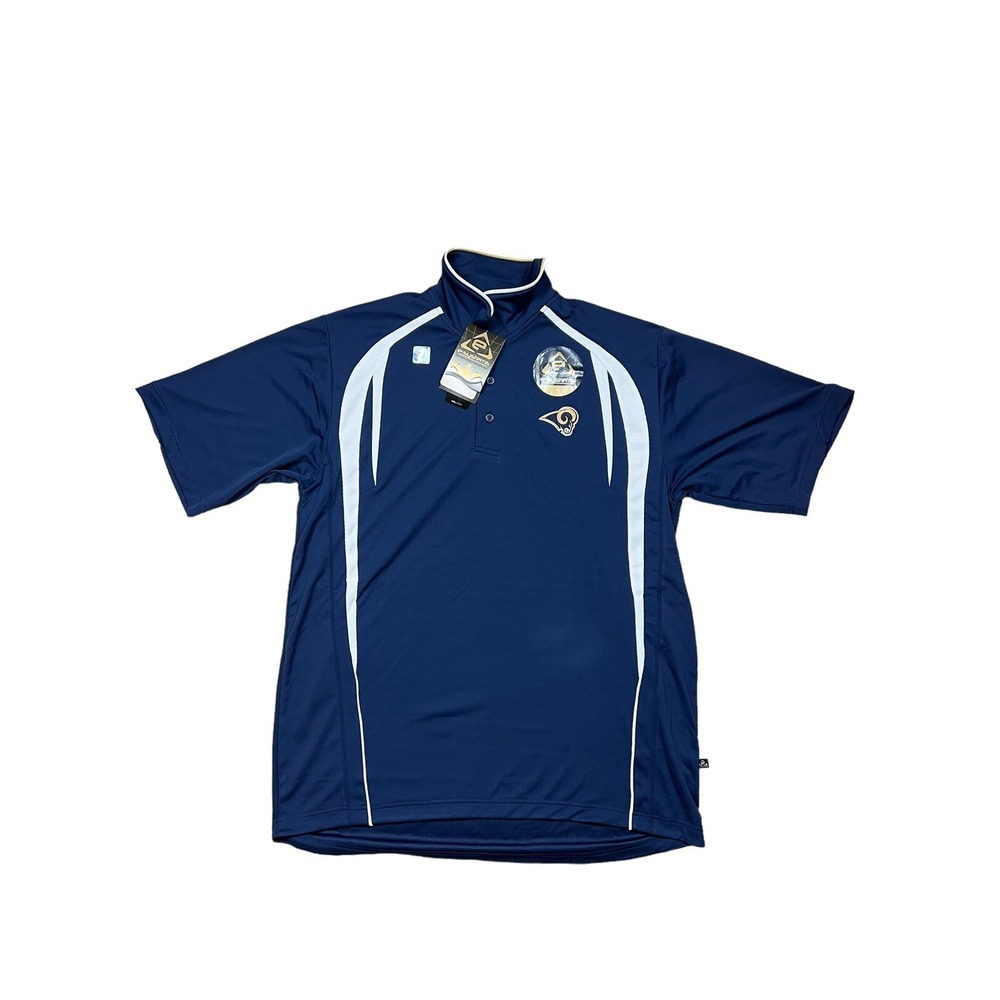 Vintage ST. LOUIS Rams NFL Team Apparel Moisture Wicking Image Wear Large NWT - Picture 2 of 9
